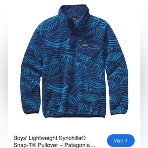 Patagonia Synchilla Fleece Boys' Snap-T Pullover